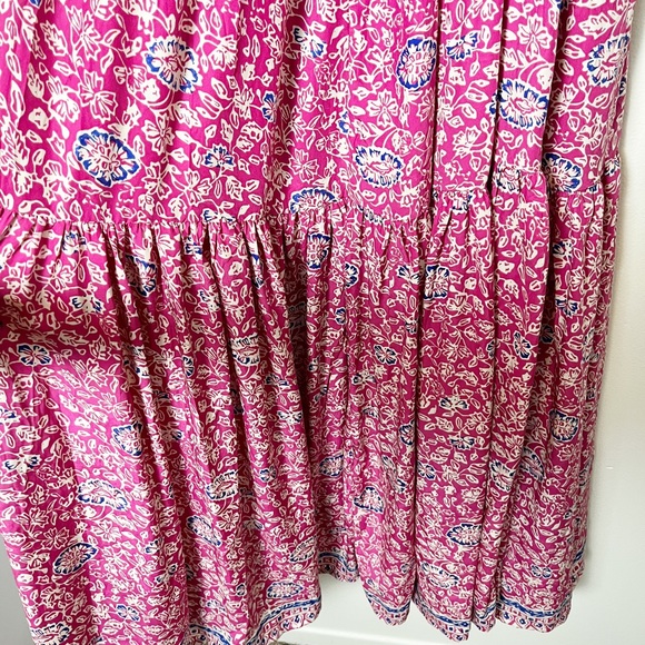 Natalie Martin Jerusha Dress Floral Print Lavendar Pink Floral Silk Small - Picture 5 of 10